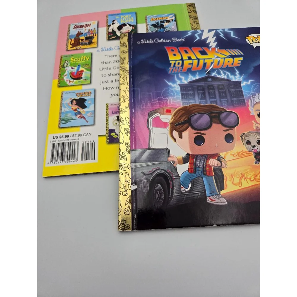 Golden Books Wonder Woman Back to the Future Pop Books Multicolor